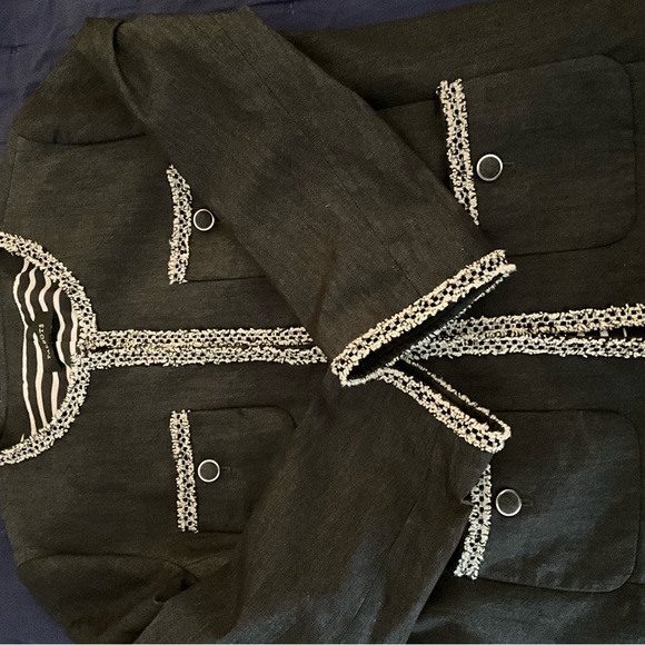 Talbot Polished Denim Jacket/Blazer Size 12 - Picture 5 of 9